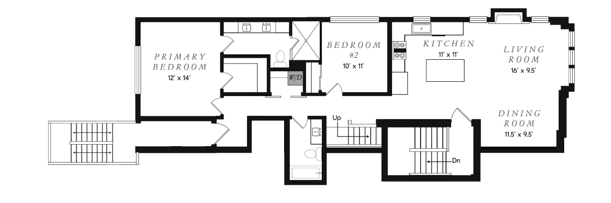 Floor Plan 3W 2129 Main Floor